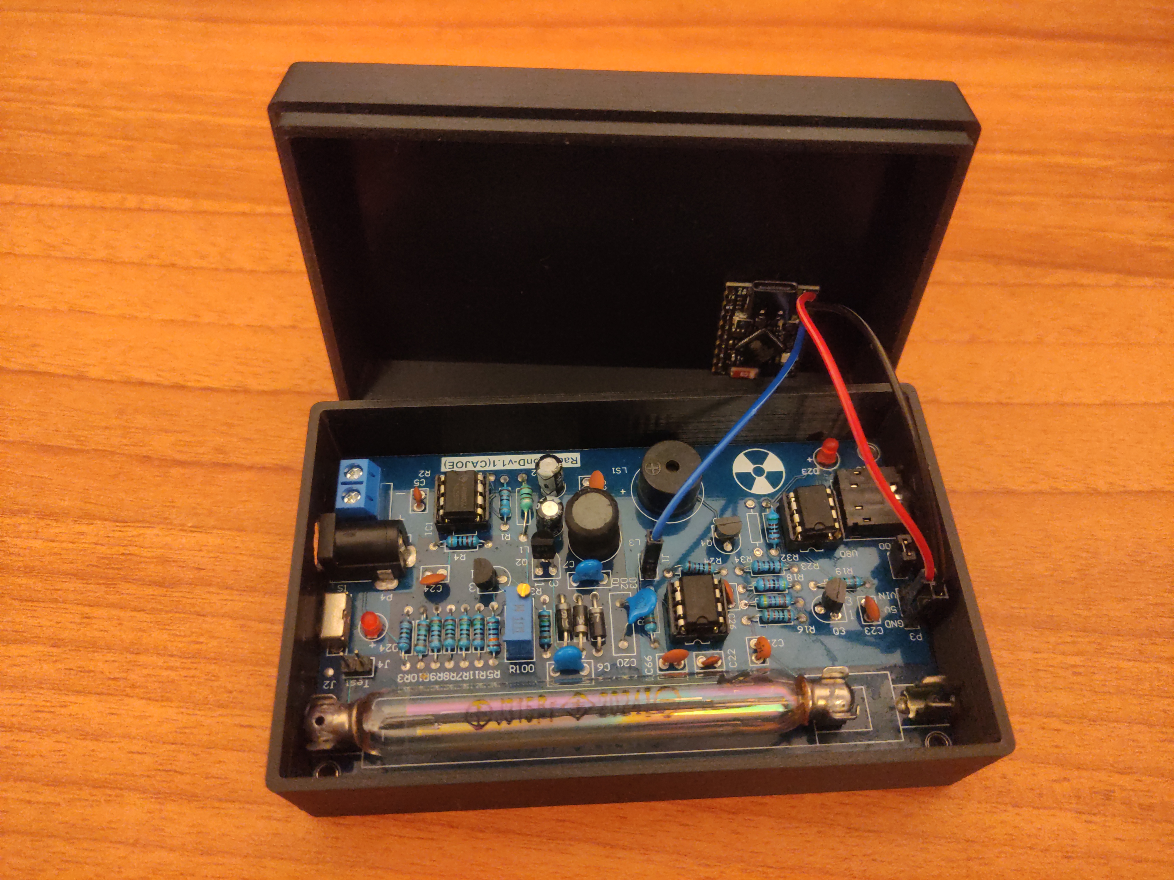 CAJOE RadiationD case with extended & filled lid