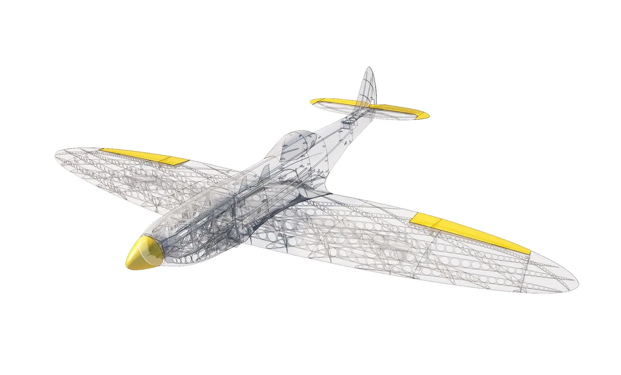 Spitfire 3d Printed Rc Airplanes Aircraft Wallart Series