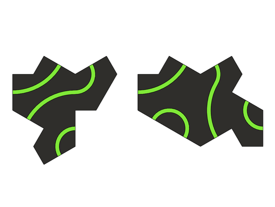 Aperiodic Monotile: Hat & Turtle (AMS, MMU compatible)