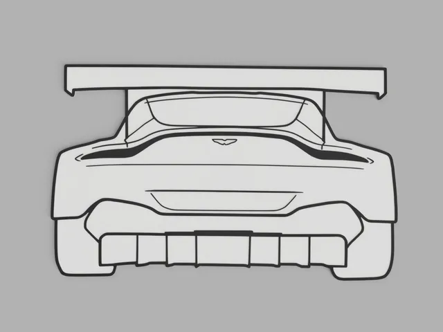 Aston Martin Vantage GT3 - Wall Art