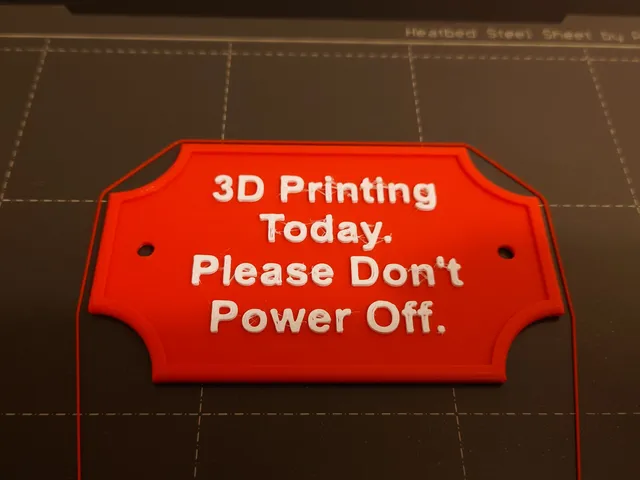 3D Printing Today Sign