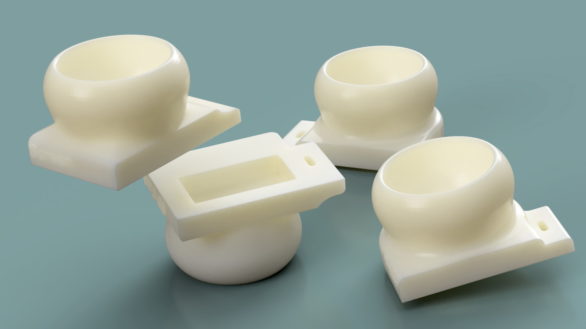 Ender 3 S1 Pro Specific Squash Ball Feet Screwed in! Uses NBR cup