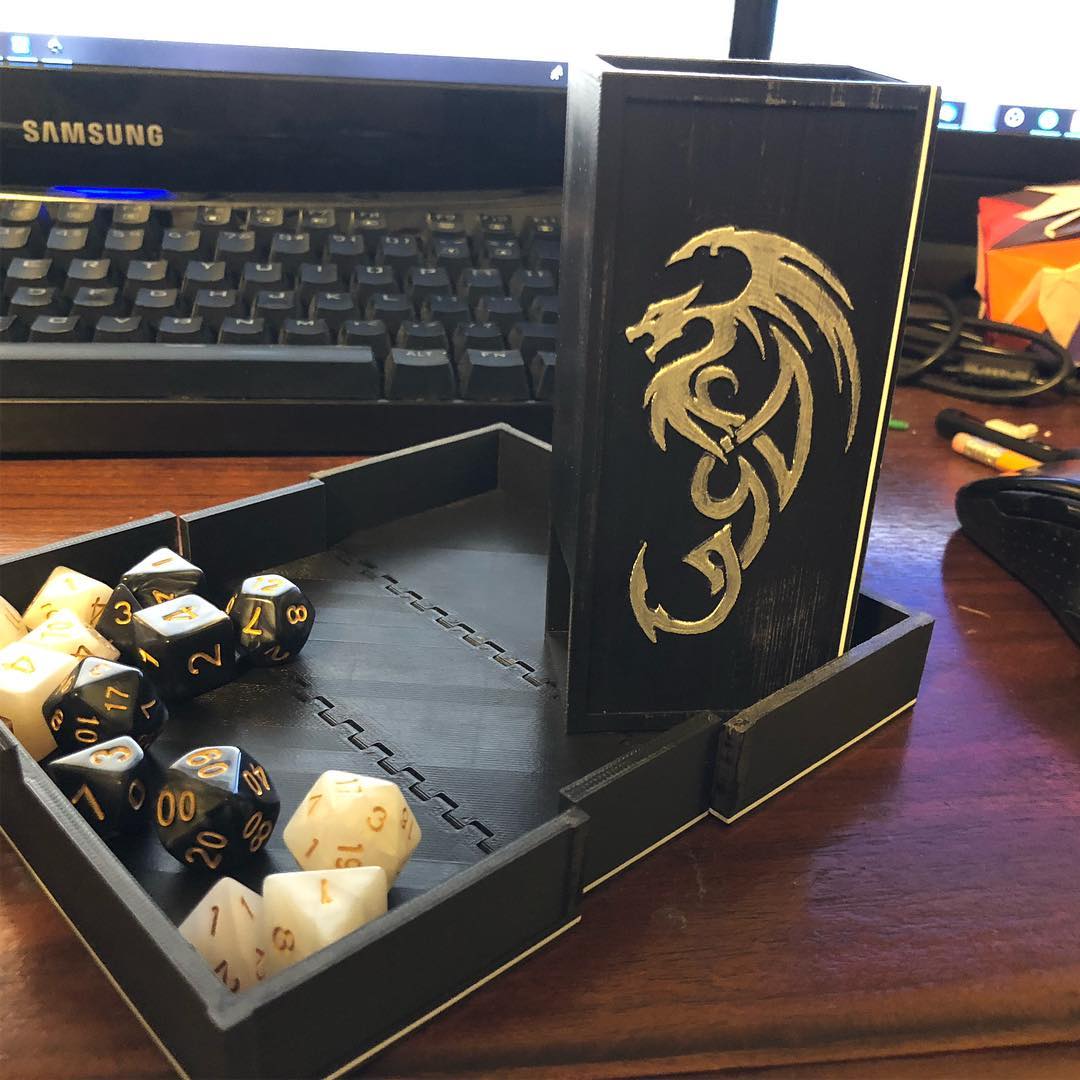 Dice Tray and Tower