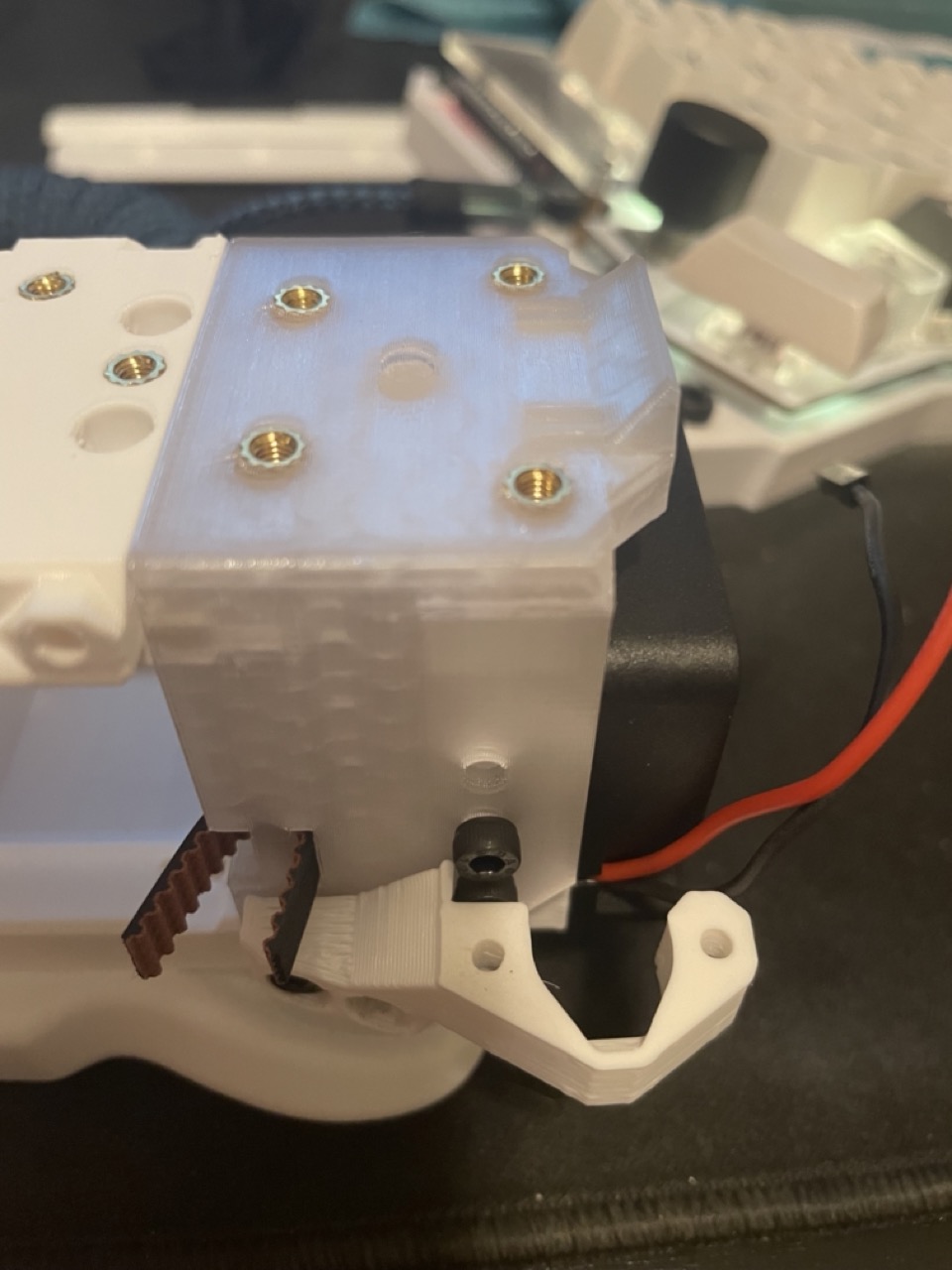 Eva 3.0 BL Touch Mount for Ender 5 Front 3D model thumbnail