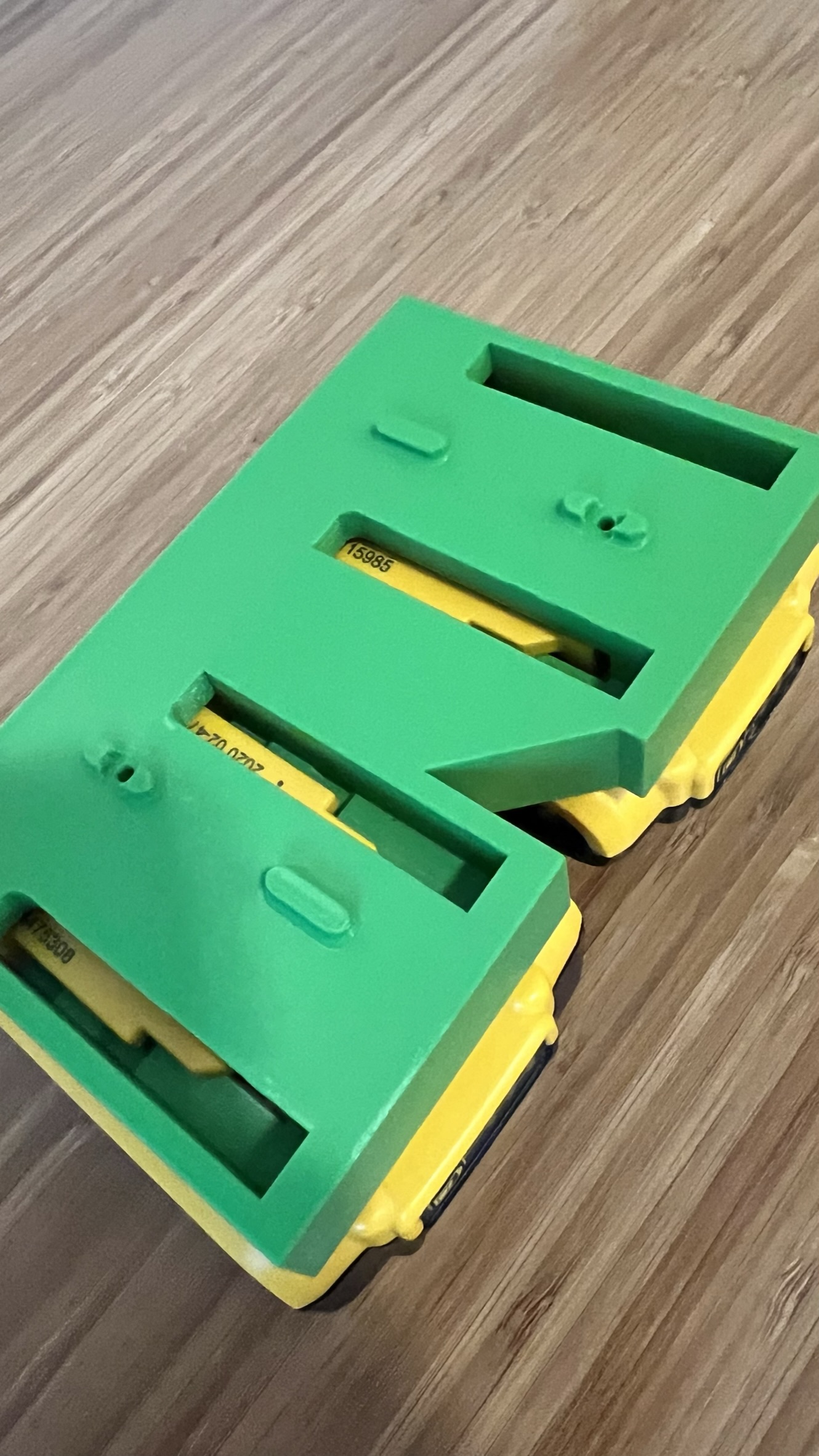 DeWalt Battery Holder for IKEA SKÅDIS Pegboard by Harvinator Download