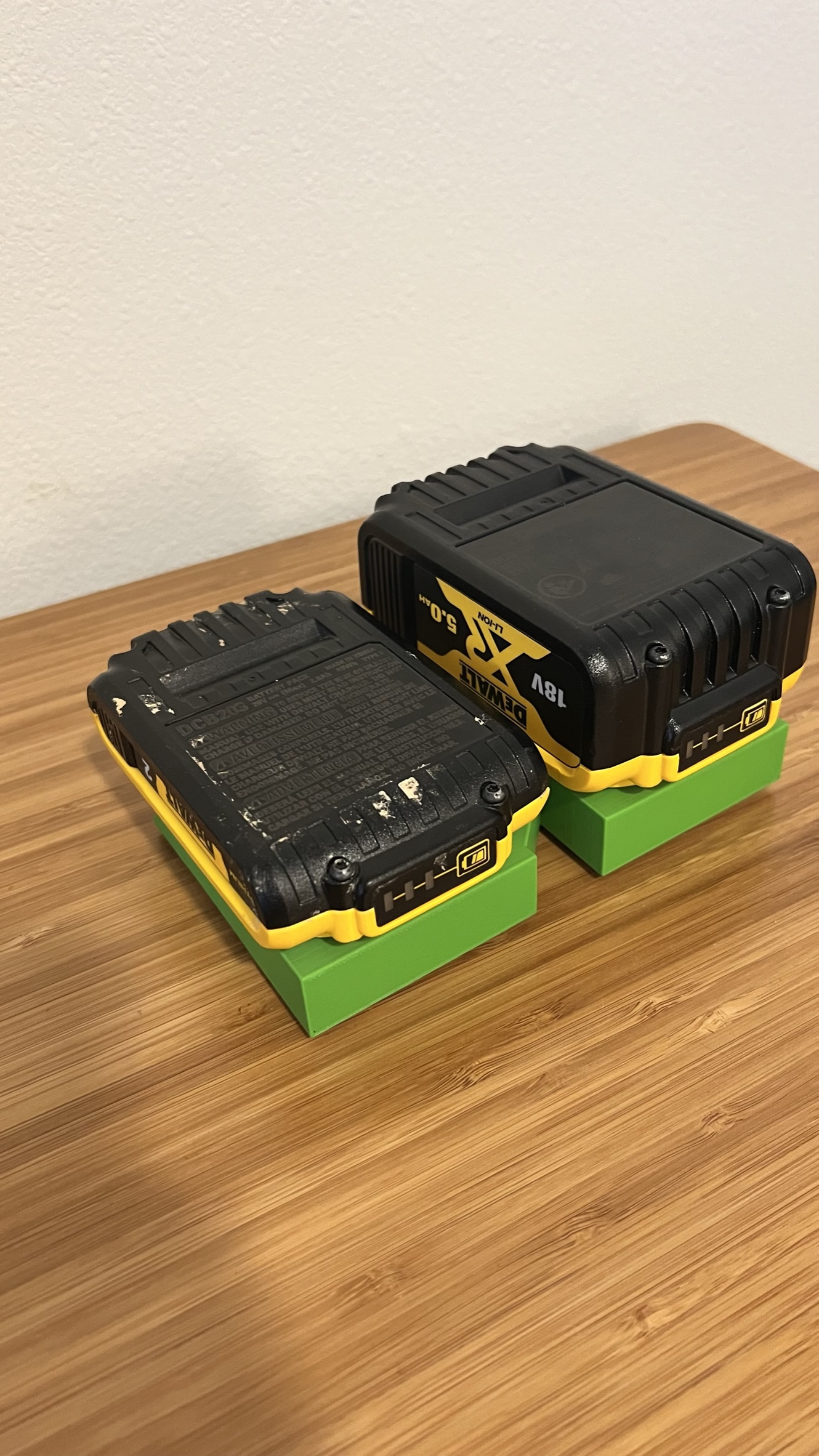 DeWalt Battery Holder for IKEA SKÅDIS Pegboard by Harvinator Download