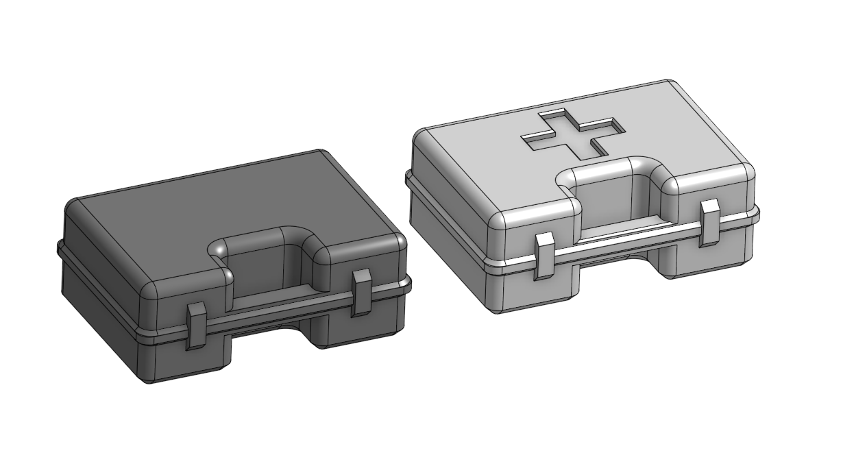 First Aid Kit Easy Print 1/10 1/12 Scale by neon.blue Download free