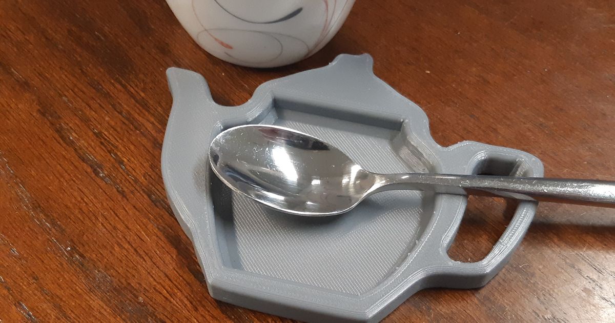 Brown Betty Spoon Rest by mobiobi Download free STL model