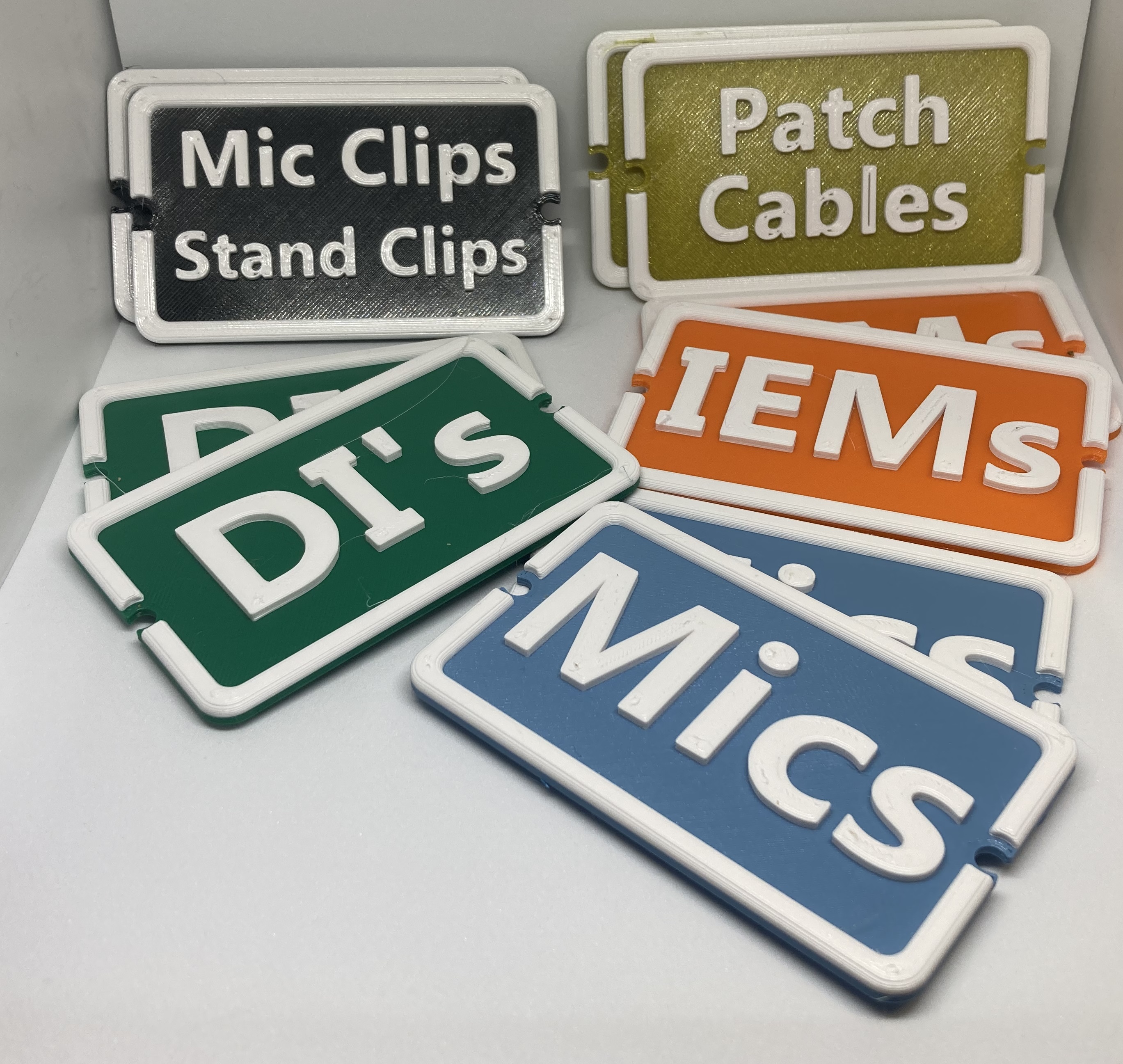 Audio Labels by D3D Download free STL model