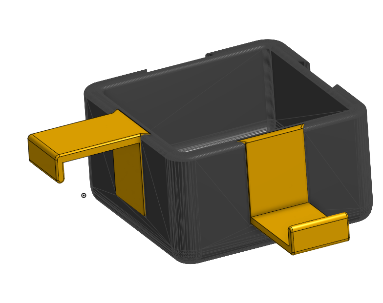 Configurable Hook for Catch-All Trays / Desk Organiser