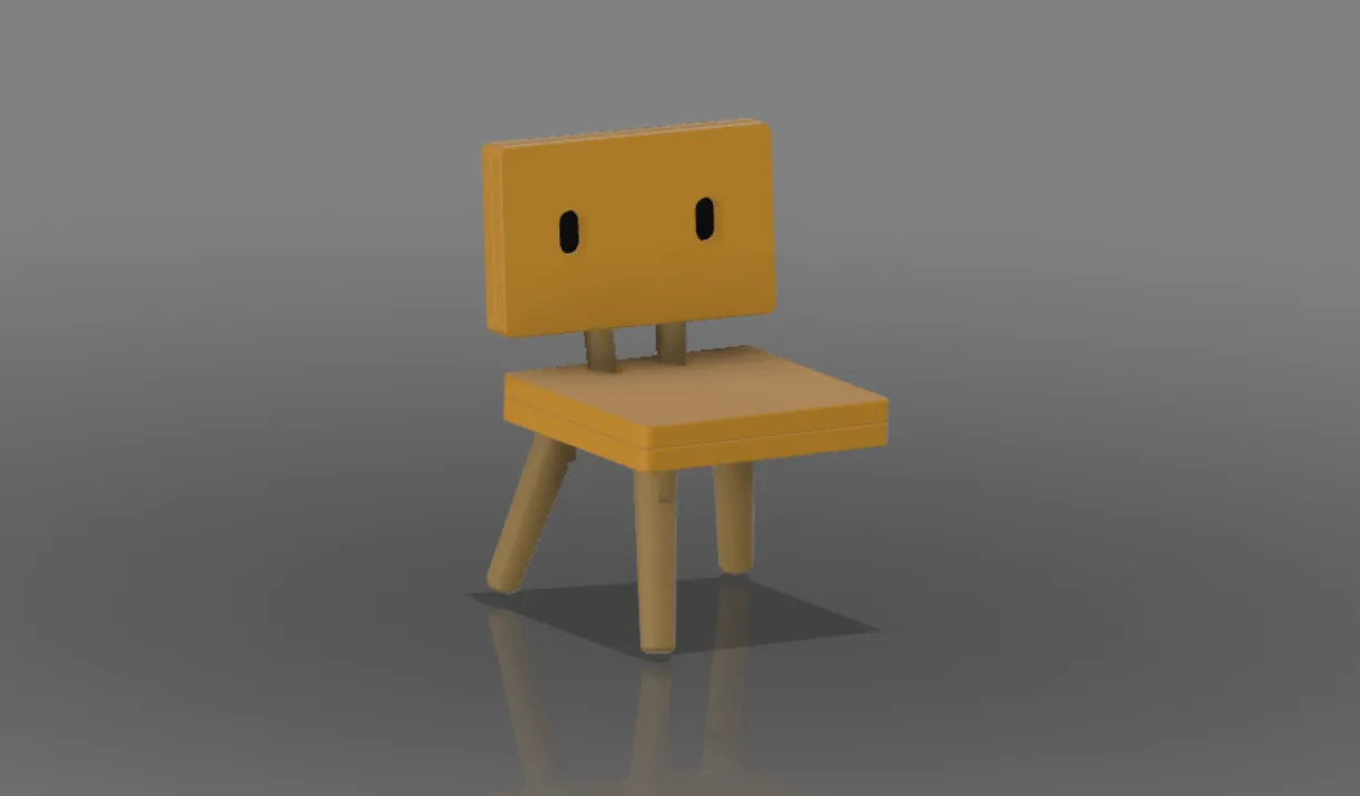 Suzume - Sota chair (action figure version) by foxtolfo red, Download free  STL model
