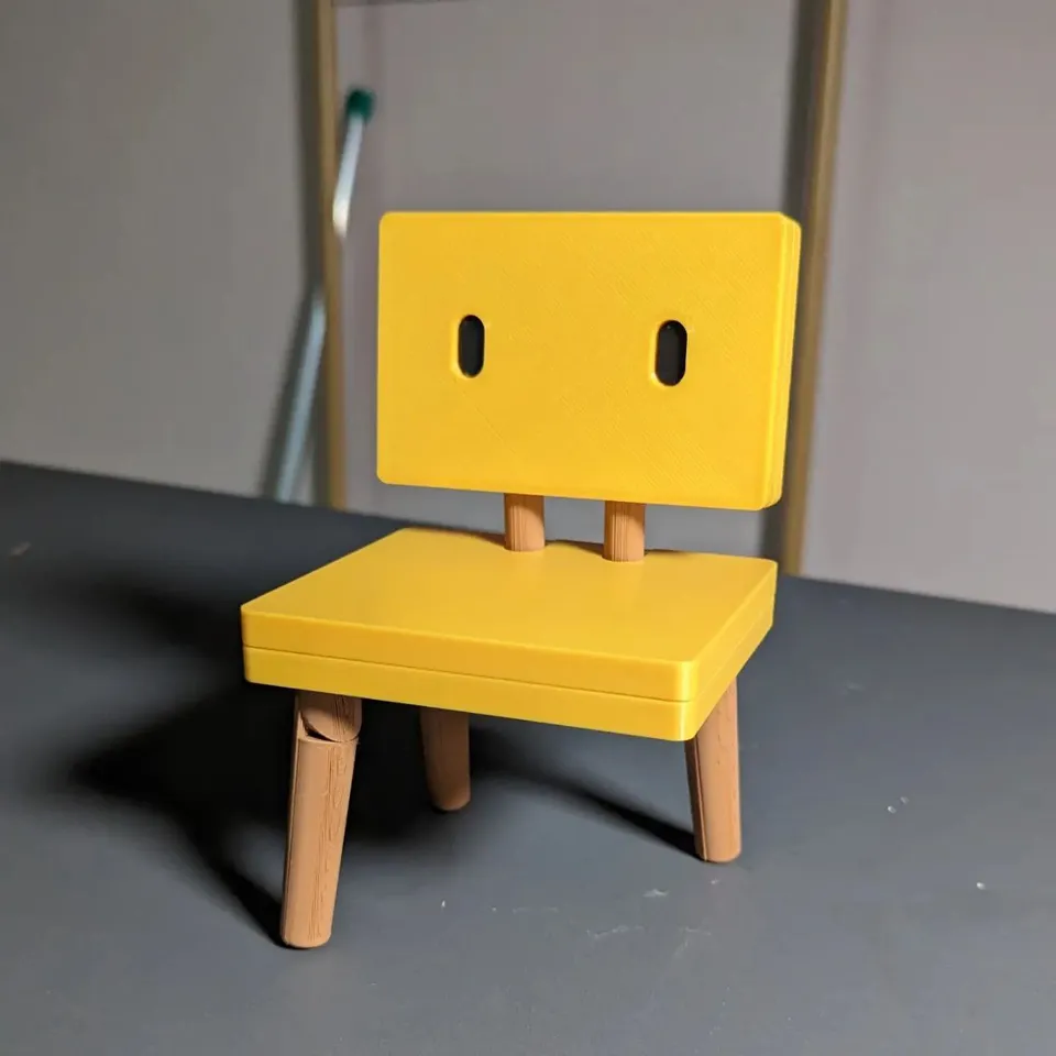 Suzume - Sota chair (action figure version) by foxtolfo red