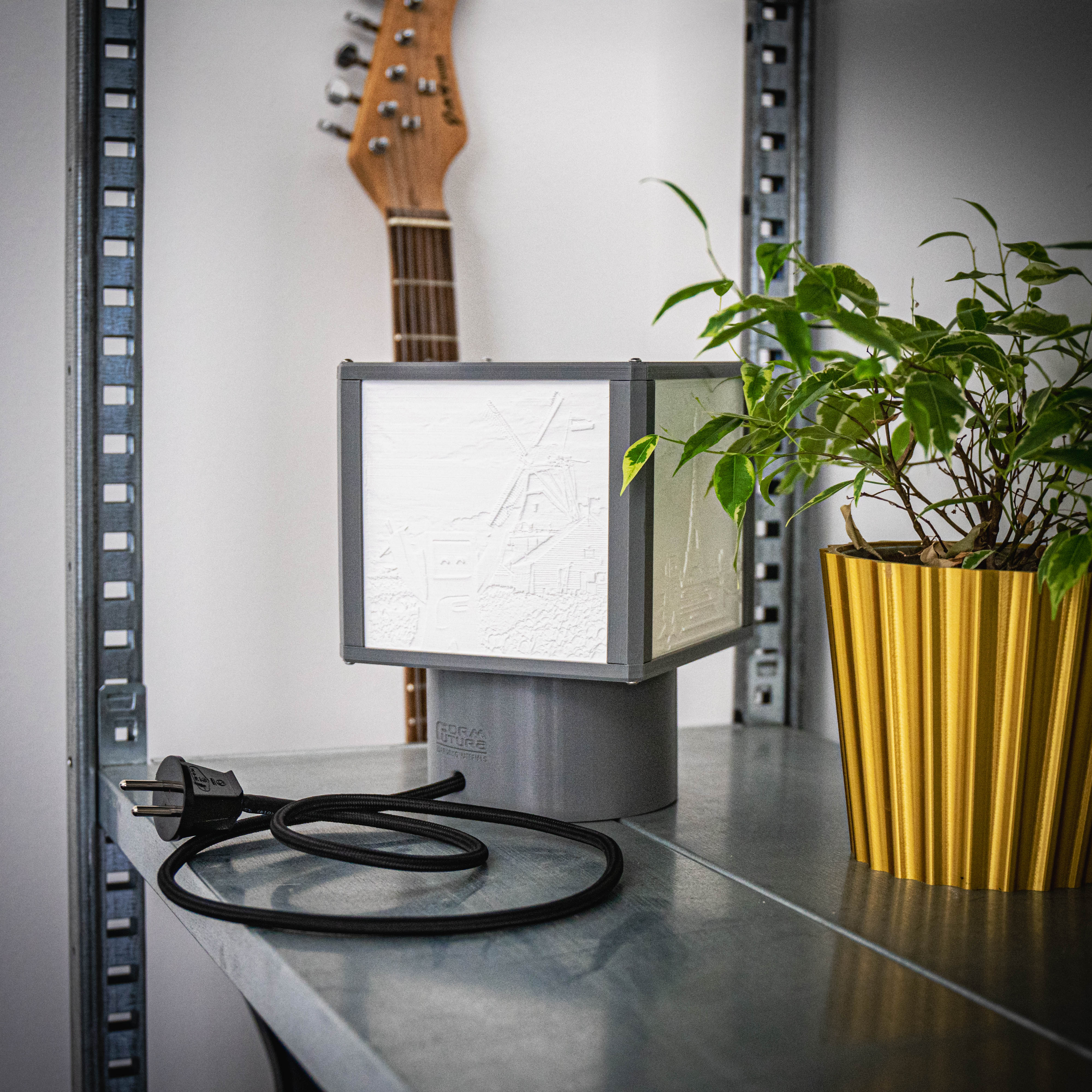 Miniatura 2 do modelo 3D Lithophane Lamp