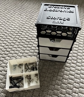 Stackable Storage Box Drawer with 2 & 4 sections