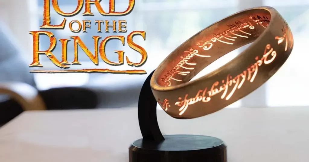 Lord of the Rings Lamp / Lord of the Rings Gift / Lord of the Rings Decor /  LOTR Led Lamp / One Ring Lamp / Sauron / Lotr 