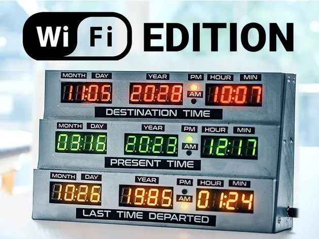 Back To The Future Clock