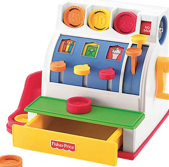 Fisher Price Cash register coins by Martin Kolář Download free STL