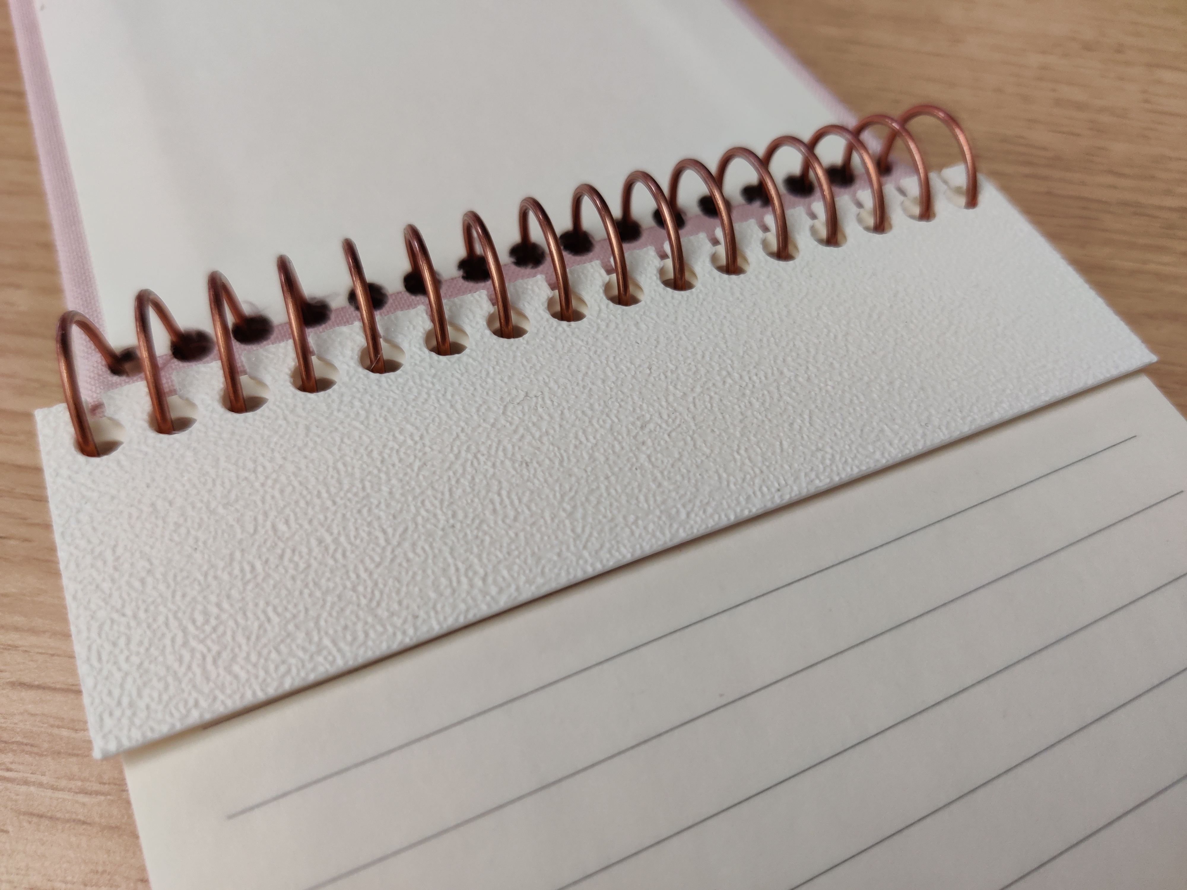 Kozo A5 spiral notepad bookmark