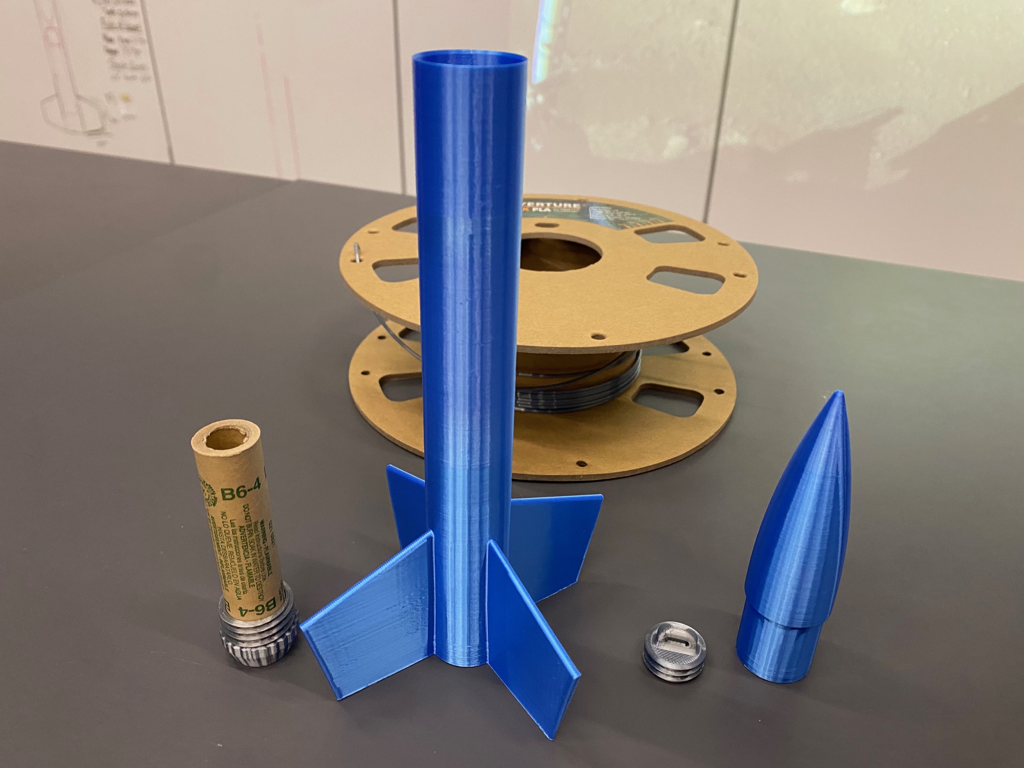Blast off! Four Piece Rocket (No Supports!) by Tx_Rocket | Download ...