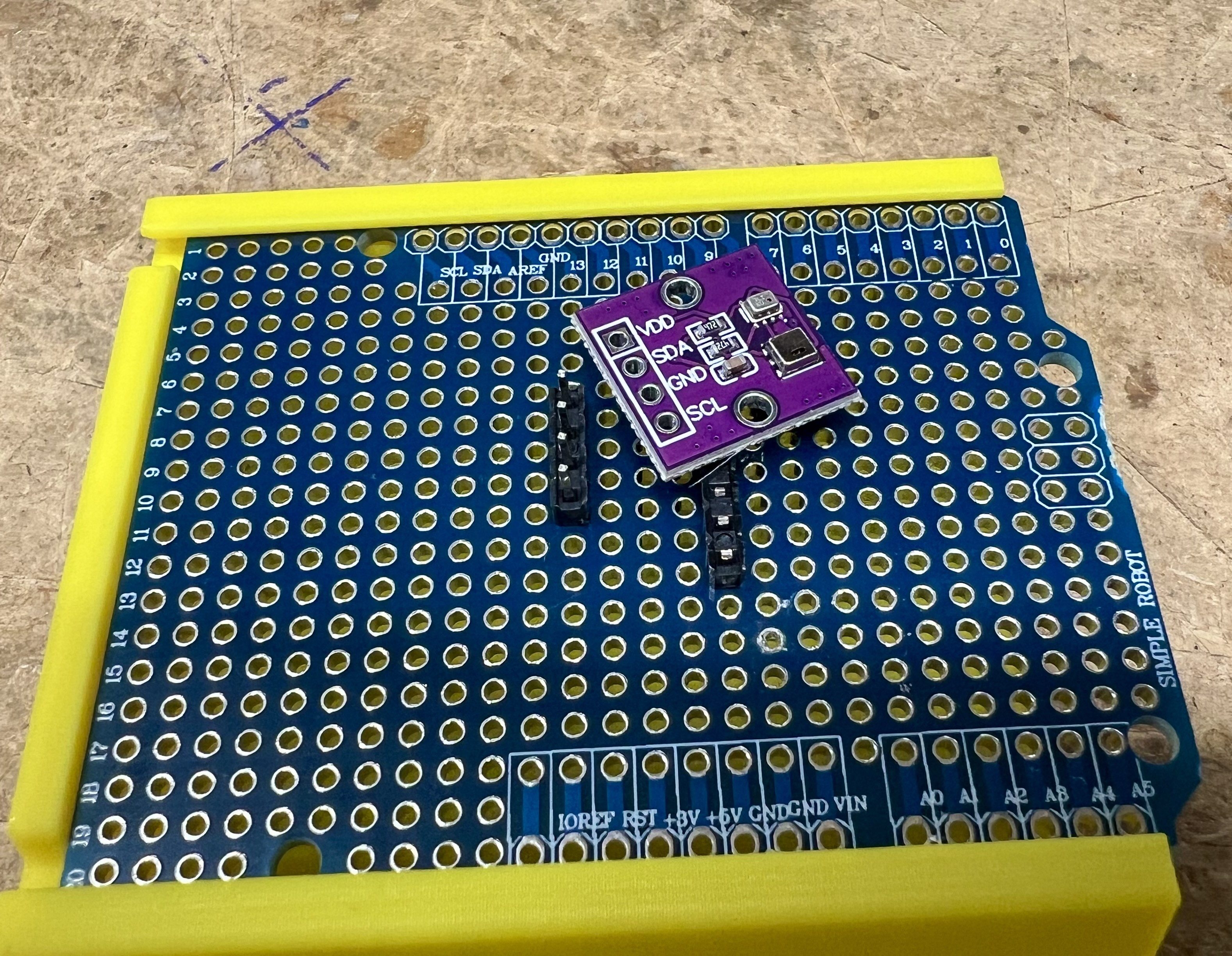 pin header soldering help