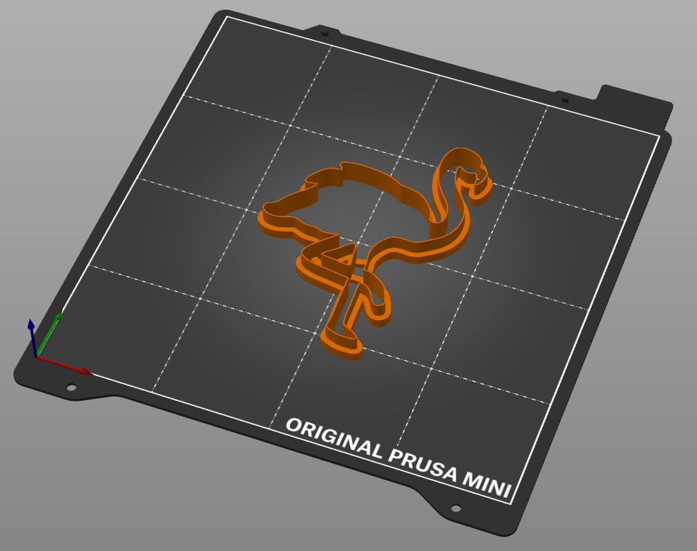 Flamingo cookie cutter
