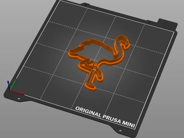 Flamingo cookie cutter