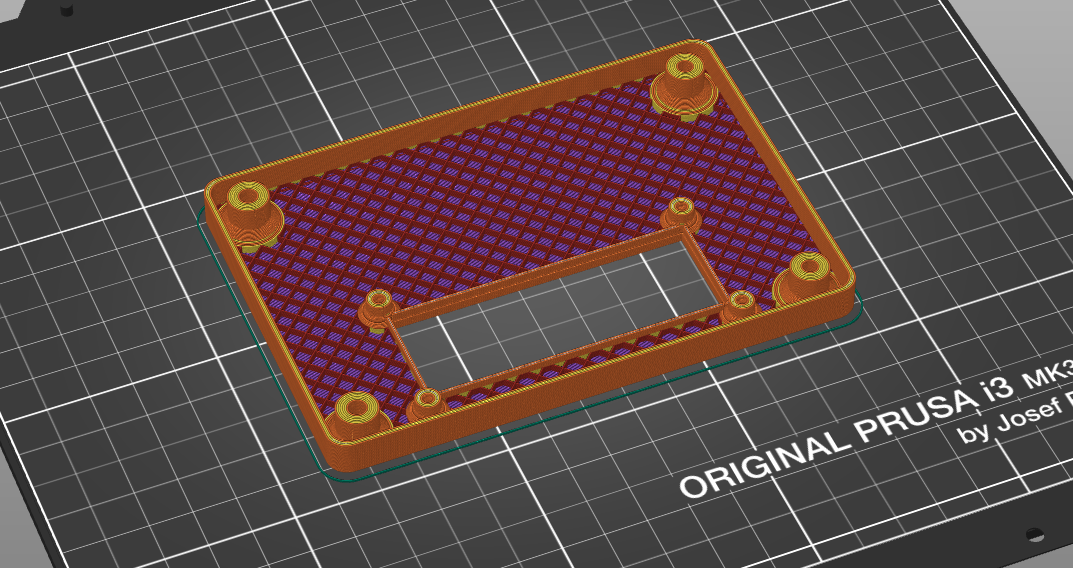 Cover for junction box with 20x16 LCD