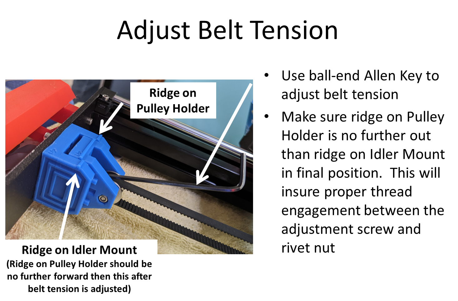 Ultimate YBelt Tensioner for Prusa MK3S, S+ & S++ by Hank Download free STL model