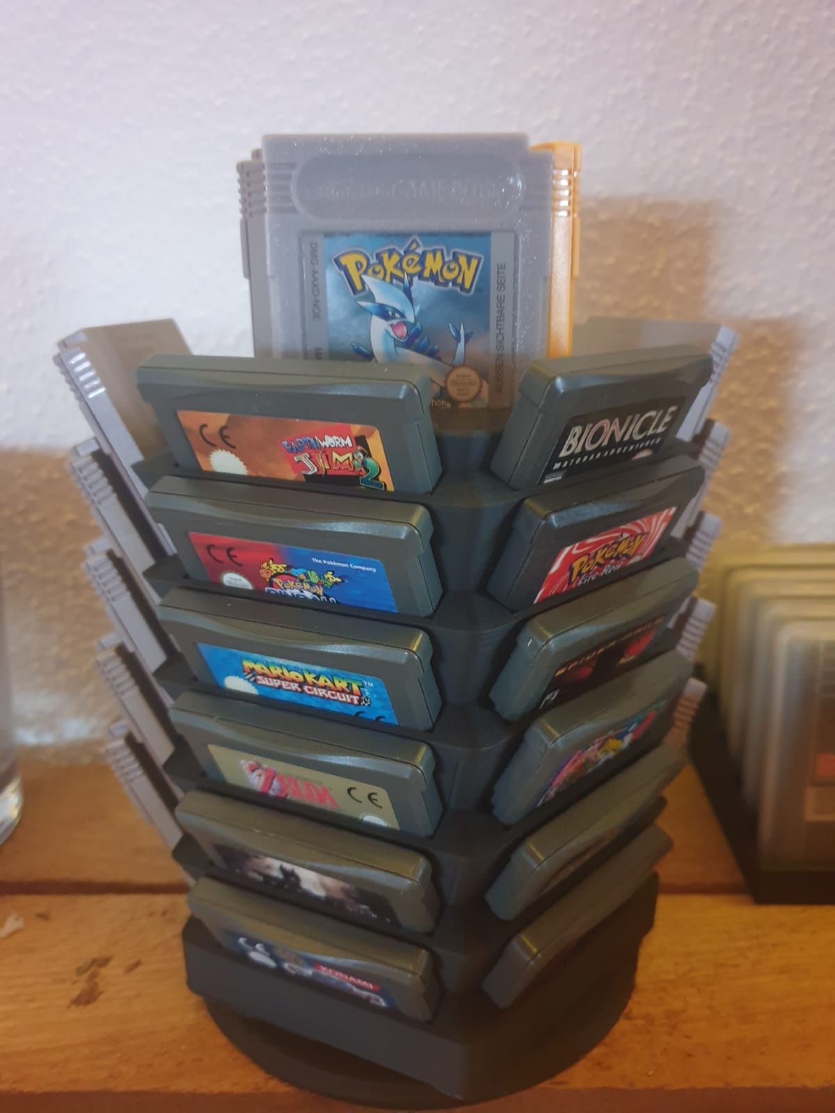 Cartridge Tower for Game Boy &amp; Game Boy Advance Games by ROLS733 ...