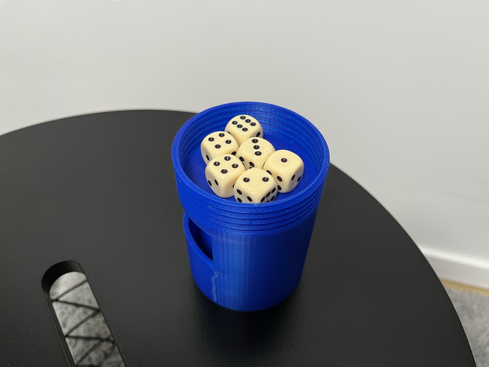 Dice storage with built in dice roller by Adam Download free STL