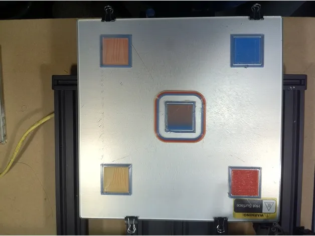 MMU Bed Leveling Squares