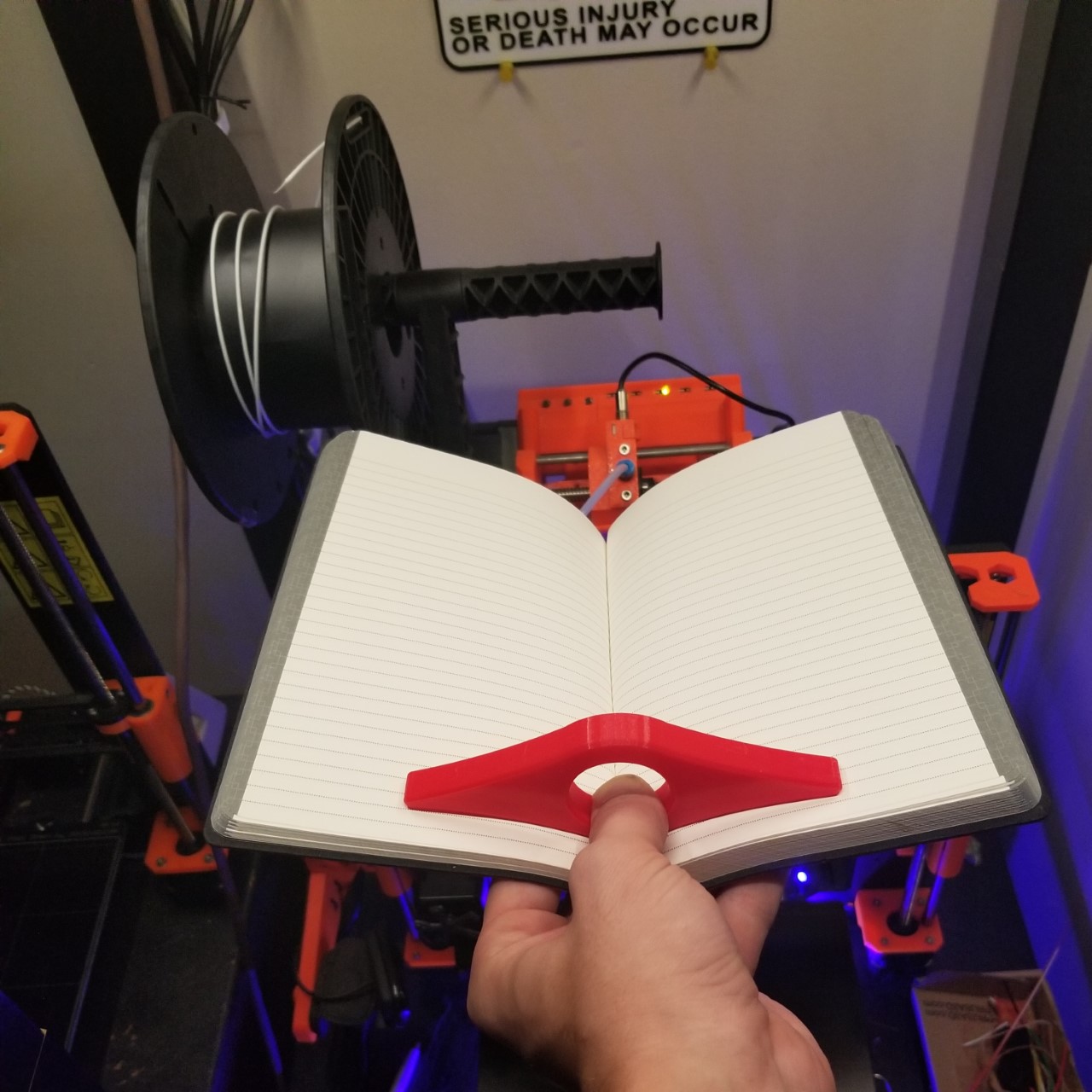 Book page holder