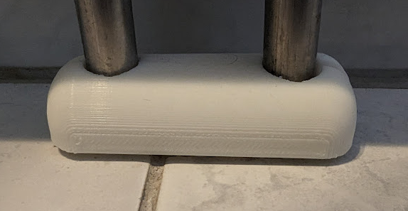 Heating pipe rosette