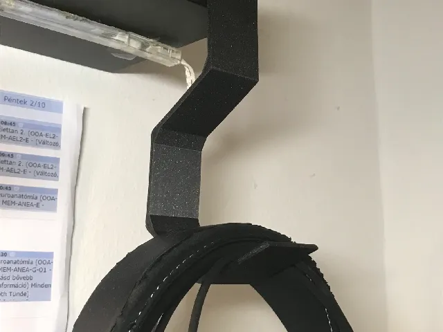 Hexa headphone holder for IKEA mosslanda