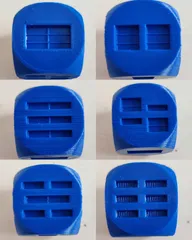 Dice with rectangle dots