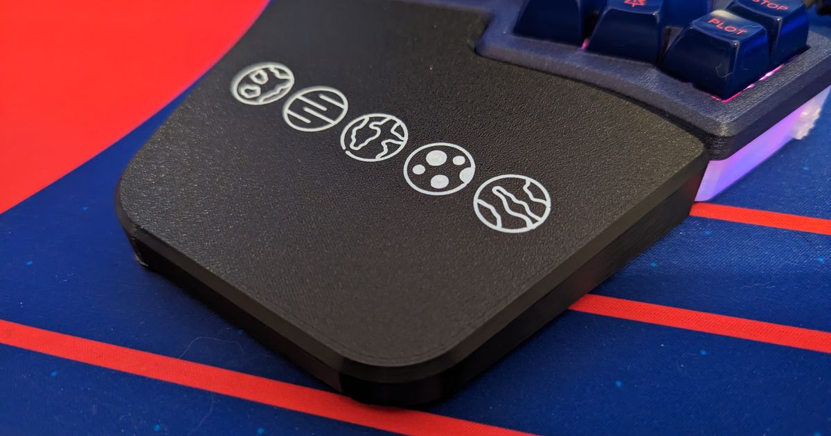 Keebio Iris Keyboard Wrist Rests by Making Singularities Download