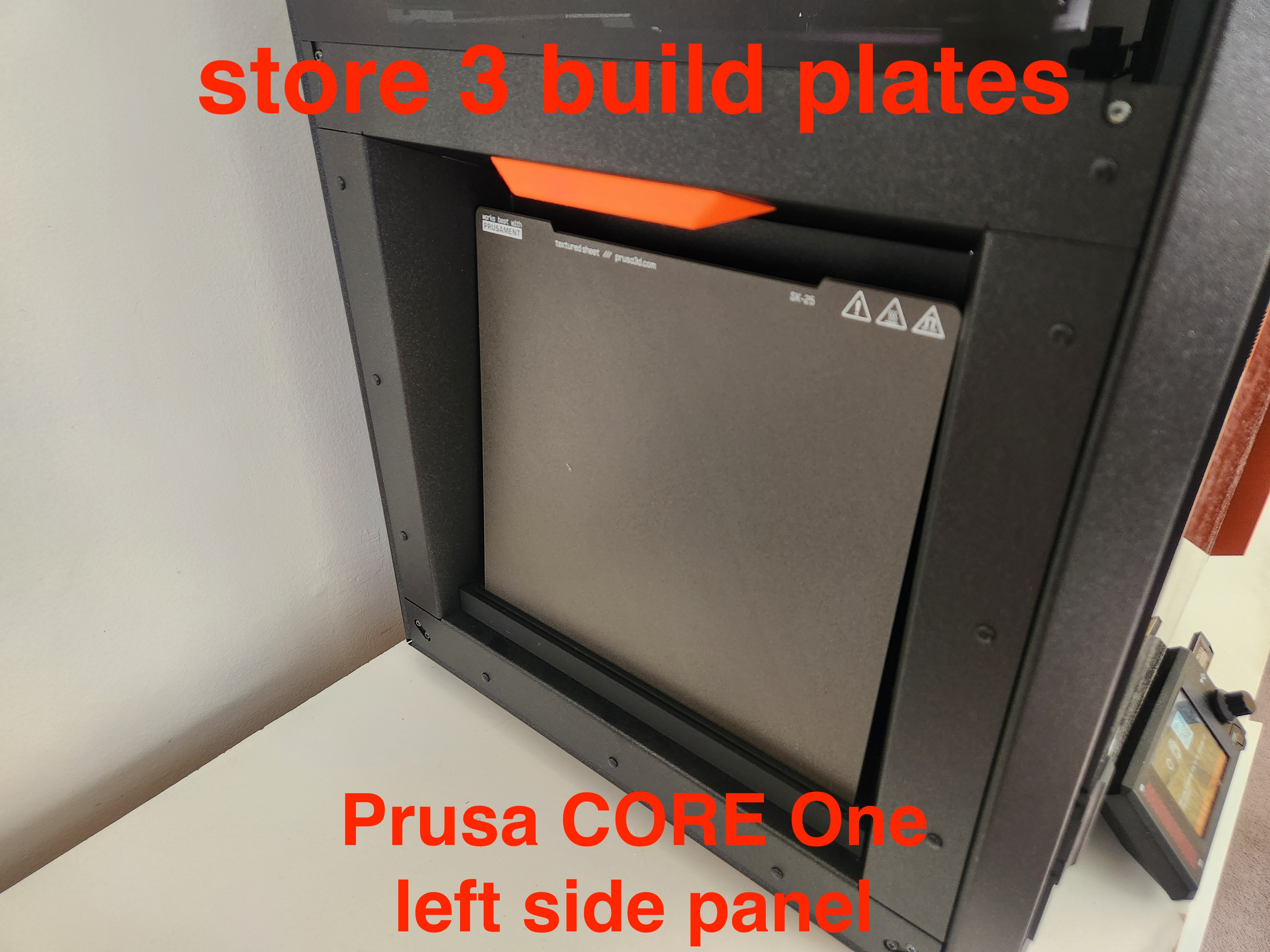 Prusa CORE One Print Sheet Holder - more magnet choices