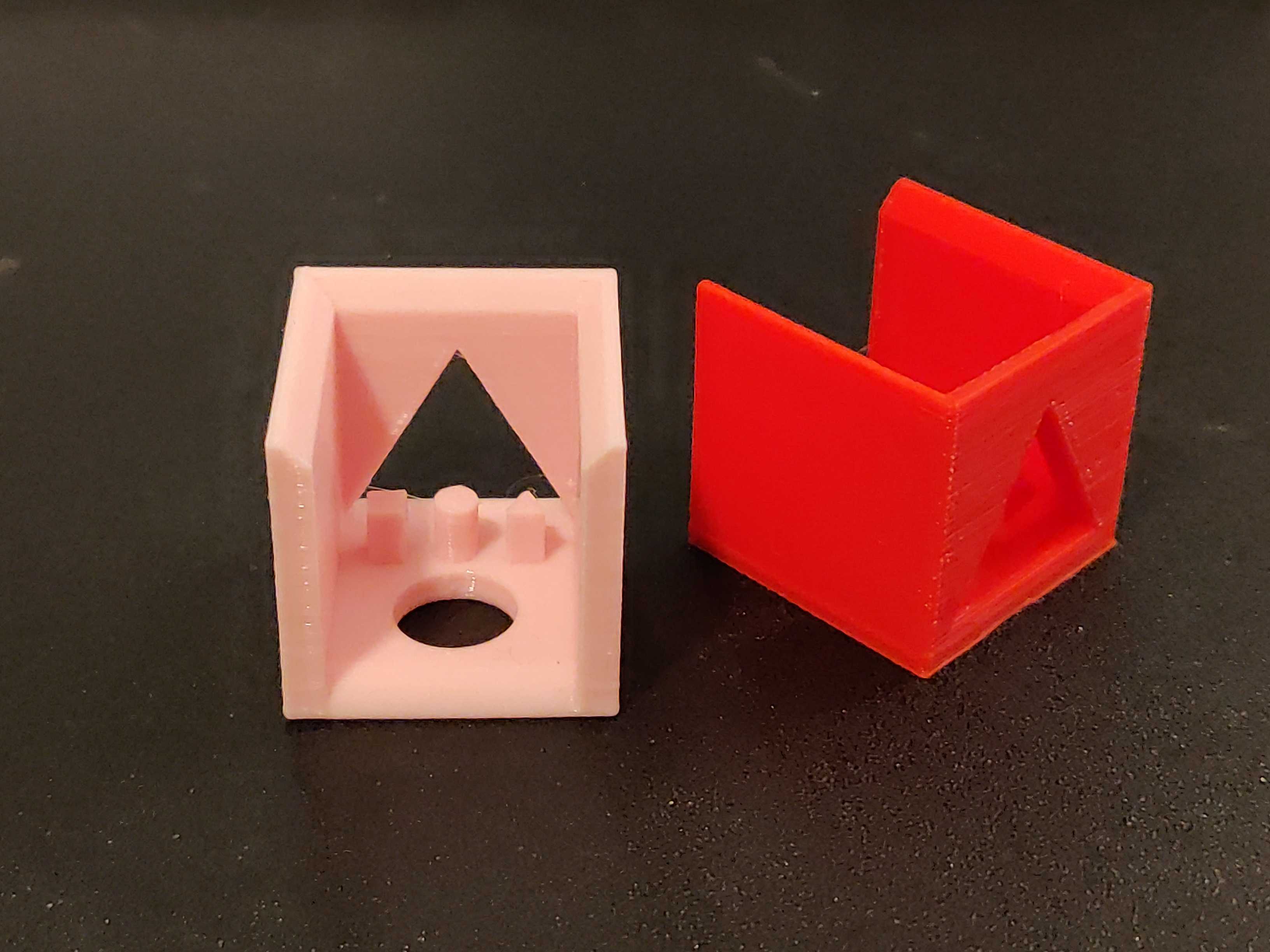 25mm 5 test calibration cube by halfaura Download free STL model