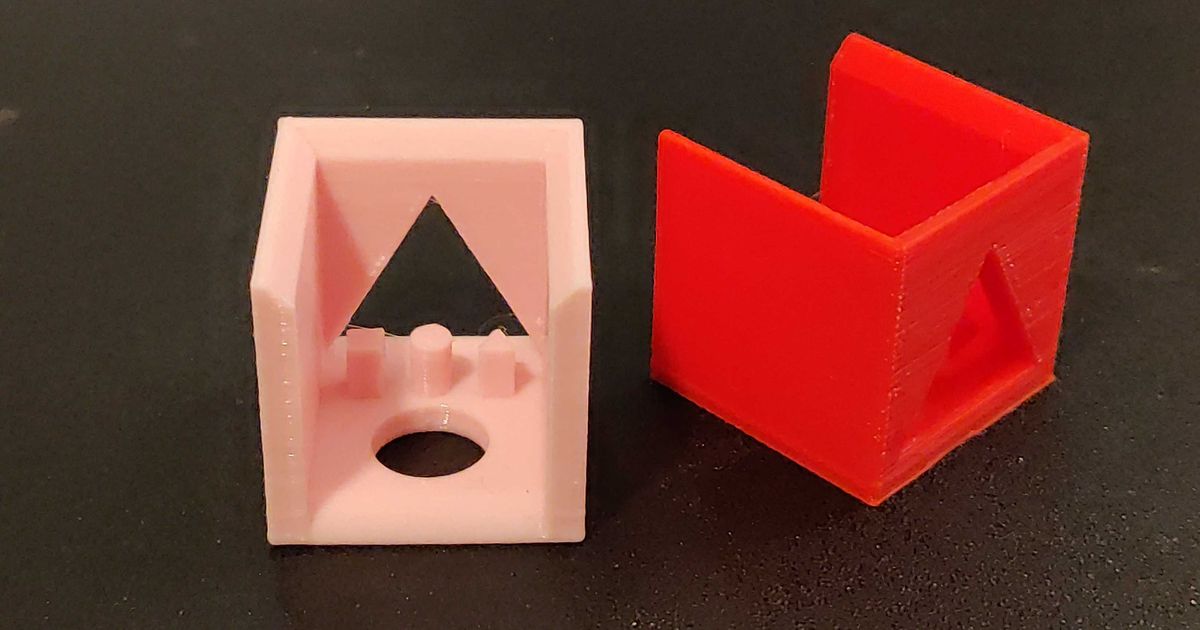 25mm 5 test calibration cube by halfaura Download free STL model