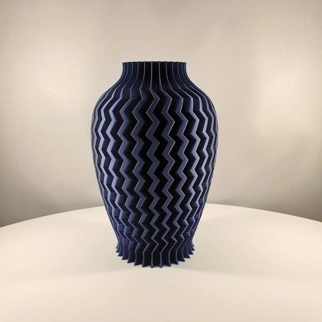 Textured Vase - ZigZag (Vase Mode)