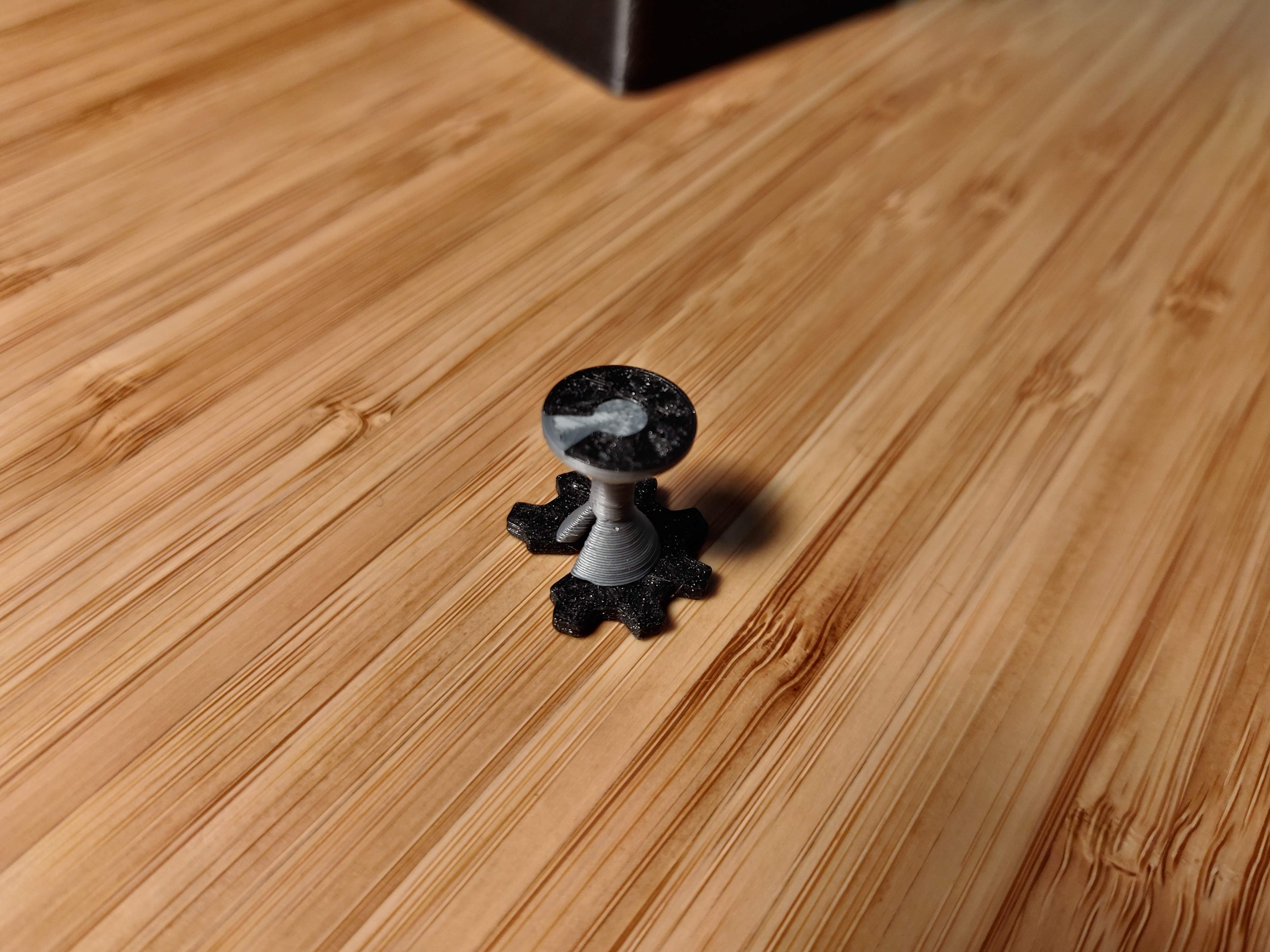Miniatura 6 do modelo 3D Cufflink with Open Hardware and open source logos