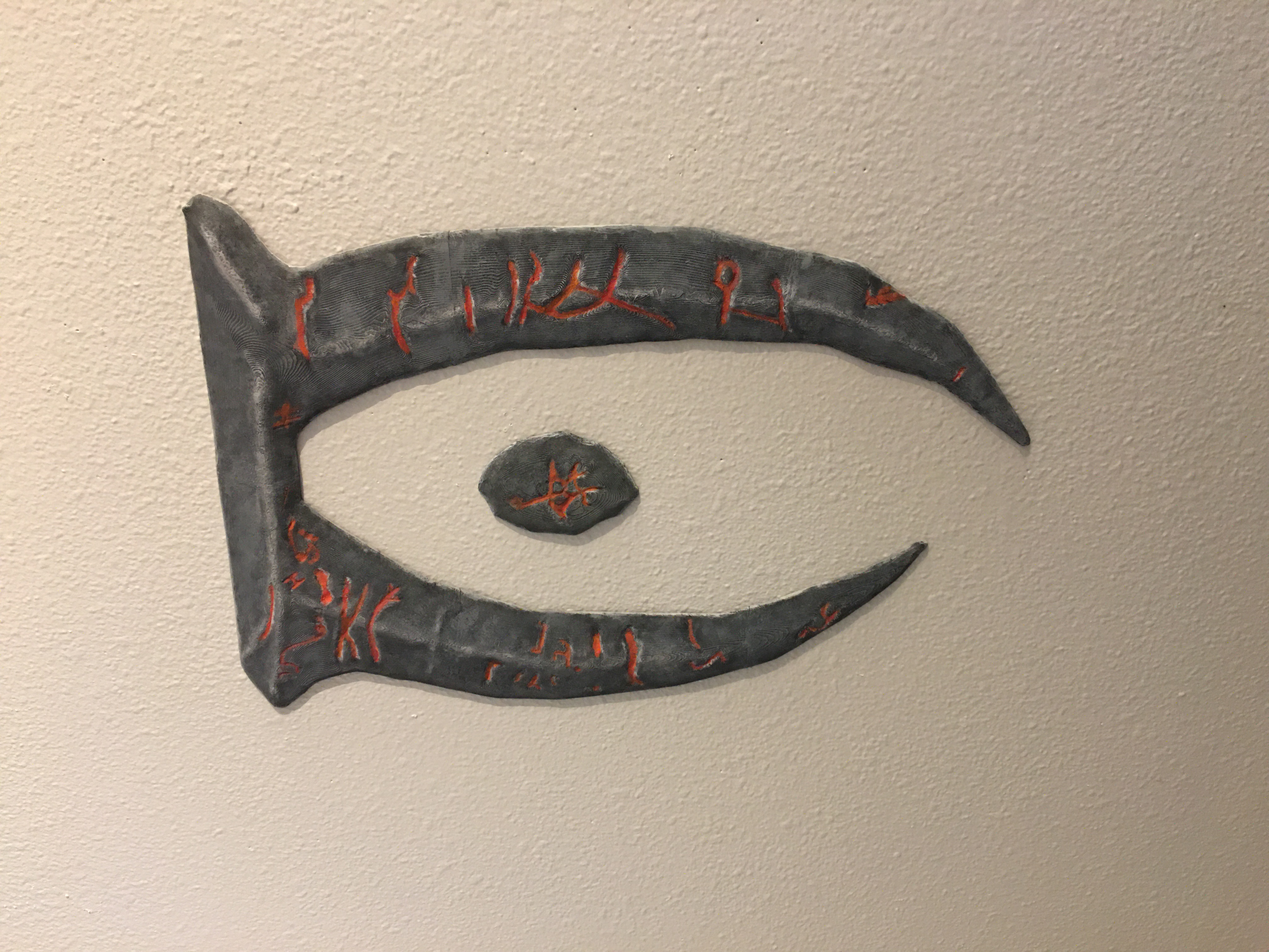Oblivion logo 3D wall art