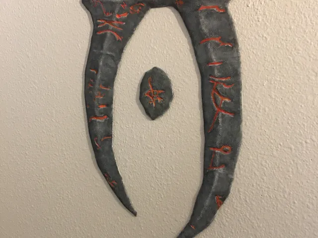 Oblivion logo 3D wall art