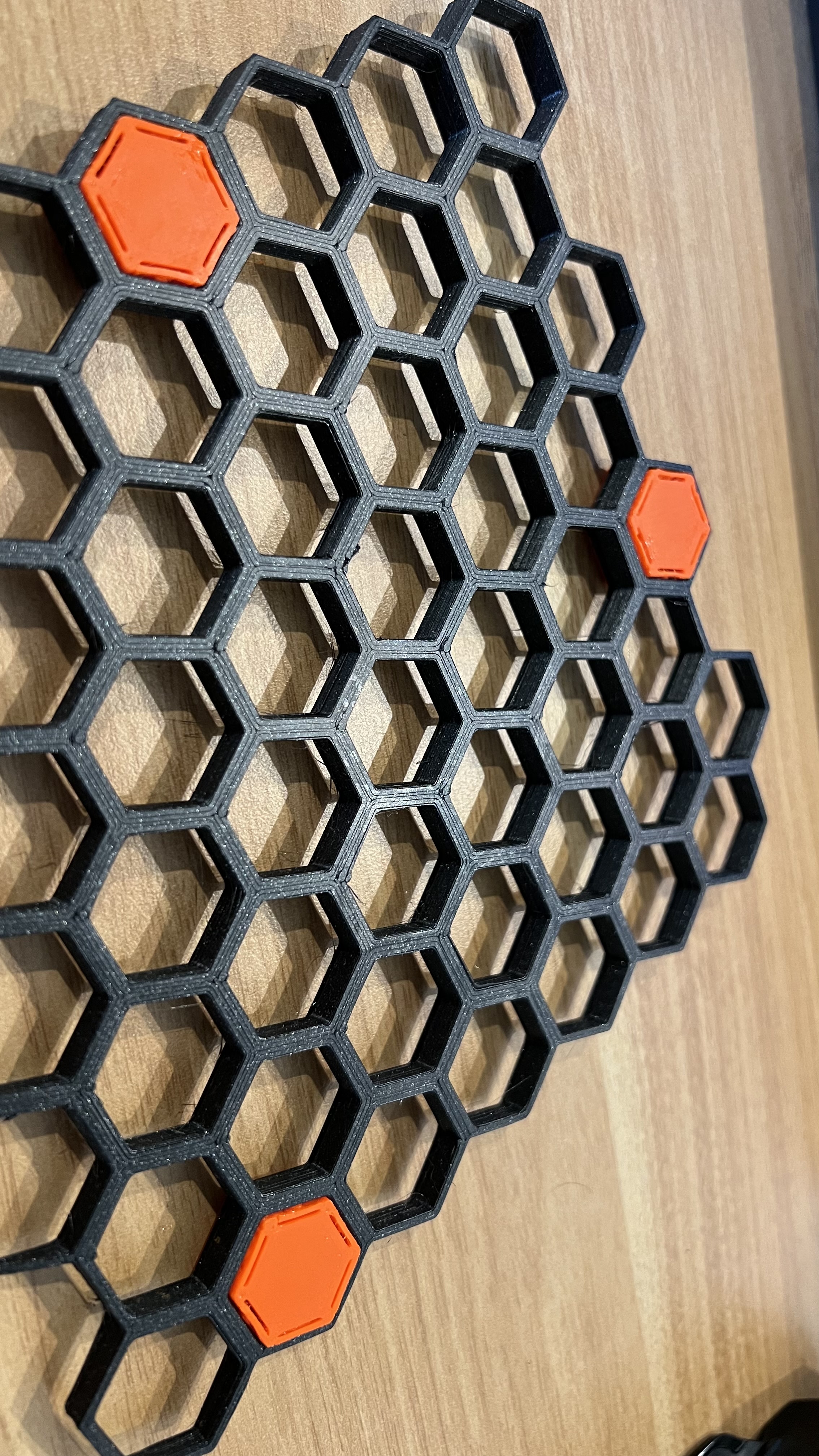 Miniatura 3 do modelo 3D Honeycomb hook insert double tape