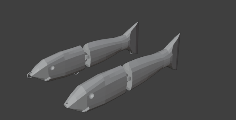 two piece lure