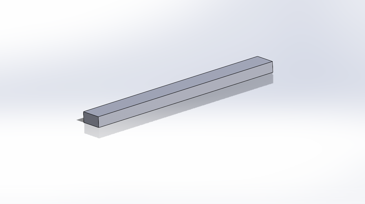 Super Simple Material Test Bar Beam 120x12x6