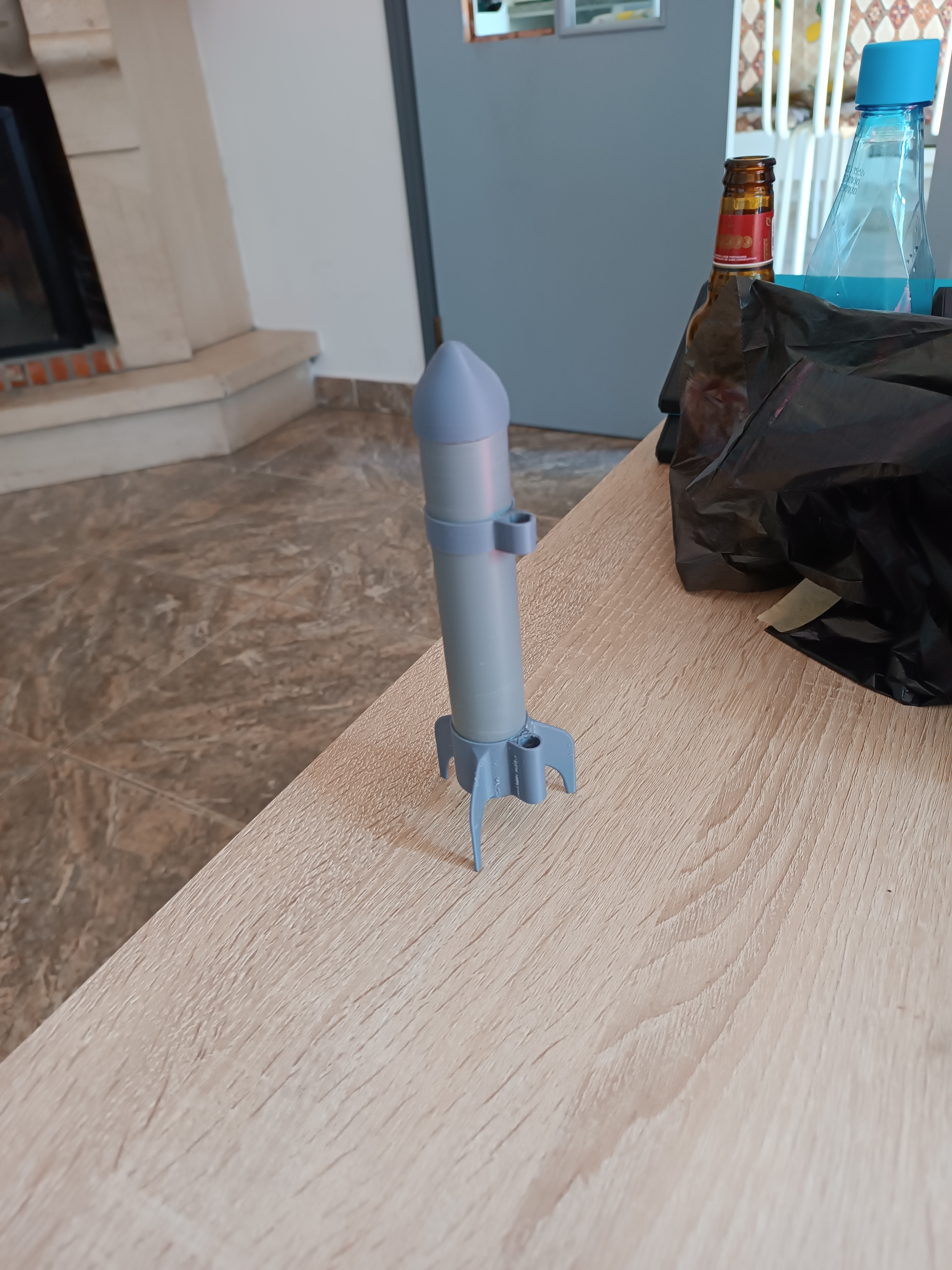 Sugar rocket stabilising fins and other parts