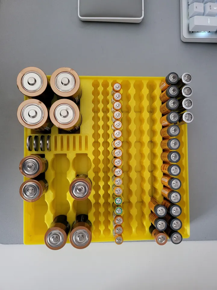 Gridfinity (Griddex) - Battery Bucket by Griddex | Download free STL ...
