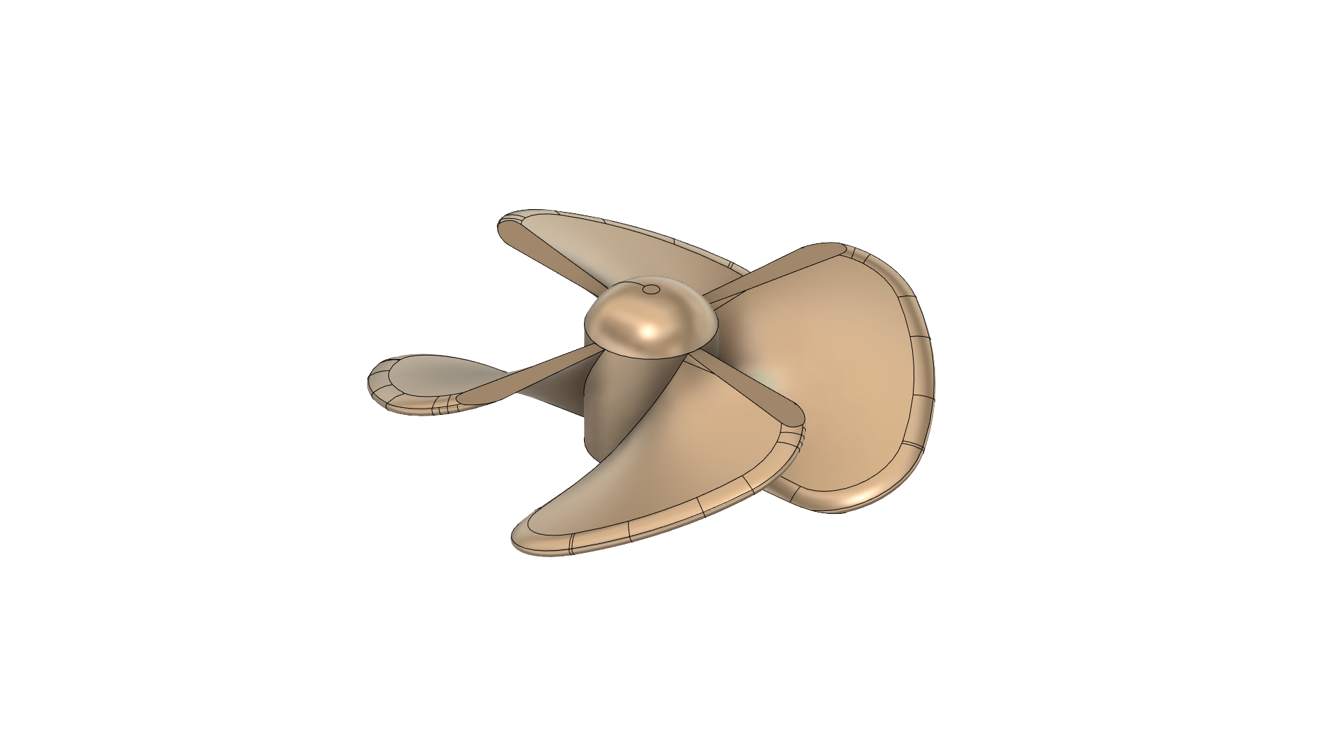 120mm boat propeller for 10mm Dshaft by liangodesigns Download free