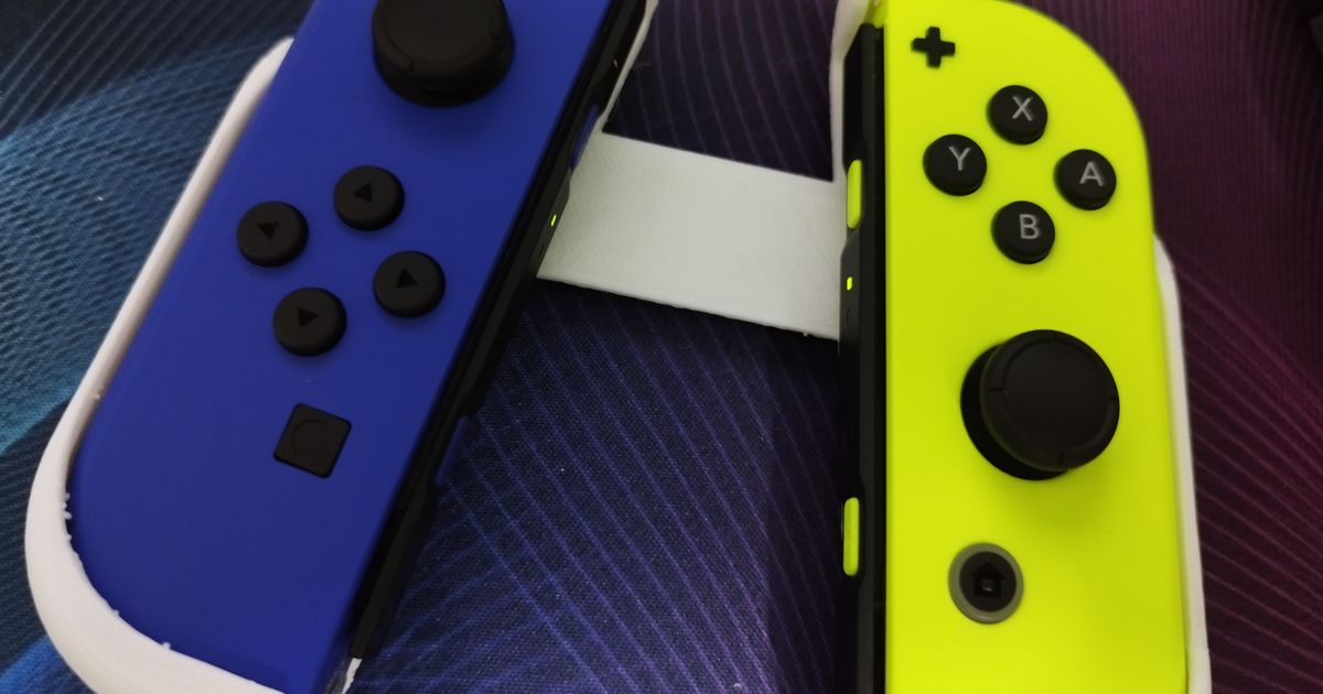  Nintendo Blue/ Neon Yellow Joy-Con (L-R) - Switch : Video Games